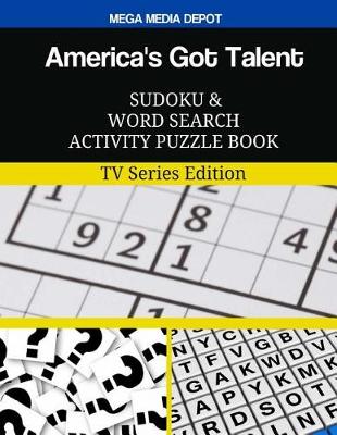 Book cover for America's Got Talent Sudoku and Word Search Activity Puzzle Book