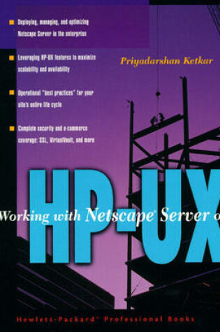 Cover of Working With Netscape Server on HP-UX