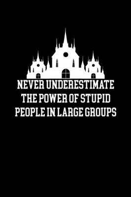 Book cover for Never underestimate the power of stupid people in large groups