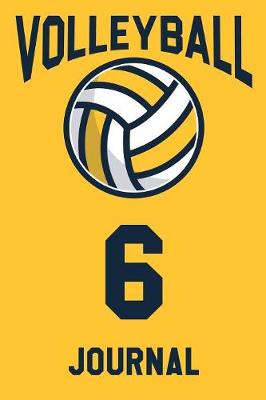 Book cover for Volleyball Journal 6