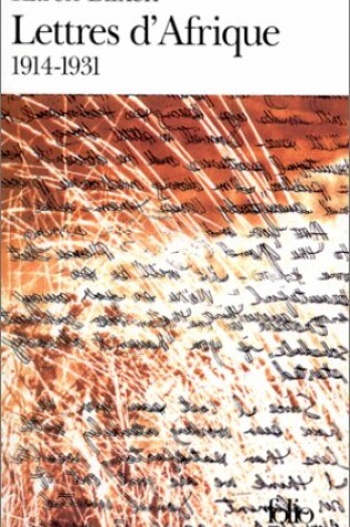 Cover of Lettres D Afrique