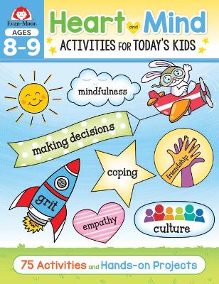 Book cover for Heart and Mind Activities for Today's Kids Workbook, Age 8 - 9