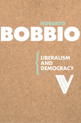 Cover of Liberalism and Democracy