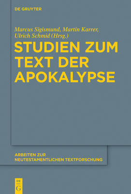 Cover of Studien Zum Text Der Apokalypse