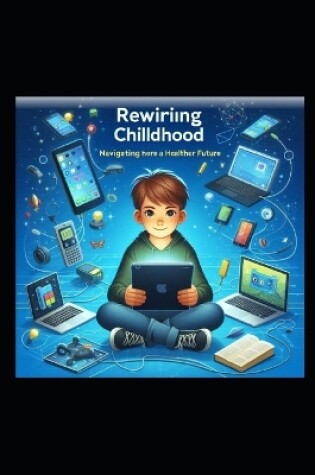 Cover of Rewiring Childhood Navigating the Digital Age for a Healthier Future