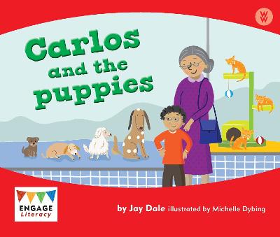 Book cover for Carlos and the Puppies