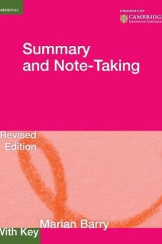 Cover of Summary and Note-Taking with key