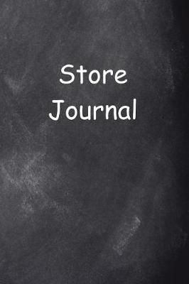 Cover of Store Journal Chalkboard Design