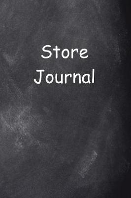 Book cover for Store Journal Chalkboard Design