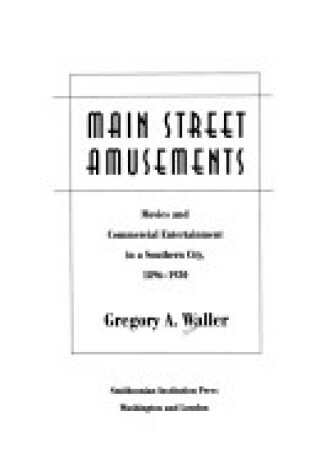 Cover of Main Street Amusements