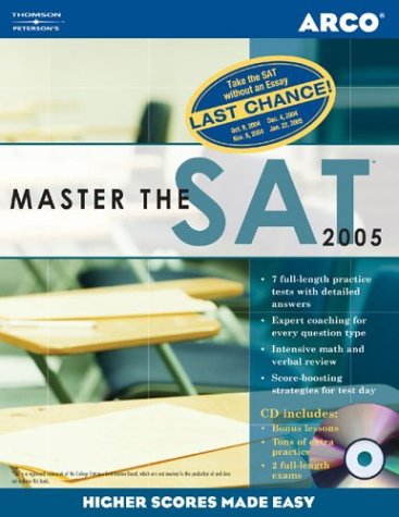 Book cover for Arco Master the SAT