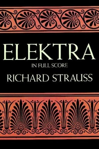 Cover of Elektra in Full Score