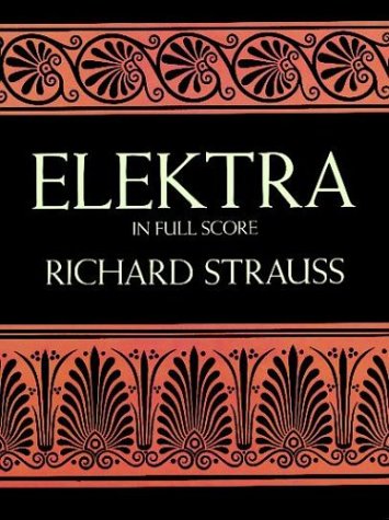Book cover for Elektra in Full Score