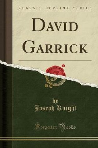 Cover of David Garrick (Classic Reprint)