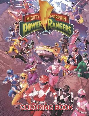Book cover for Power Rangers Coloring Book