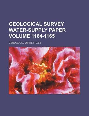 Book cover for Geological Survey Water-Supply Paper Volume 1164-1165