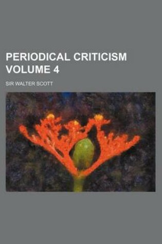 Cover of Periodical Criticism Volume 4