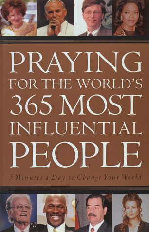 Book cover for Praying for the World's 365 Most Influential People