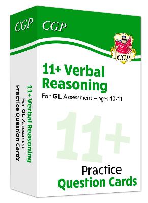 Book cover for 11+ GL Verbal Reasoning Revision Question Cards - Ages 10-11