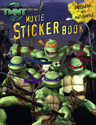 Book cover for TMNT Movie Sticker Book