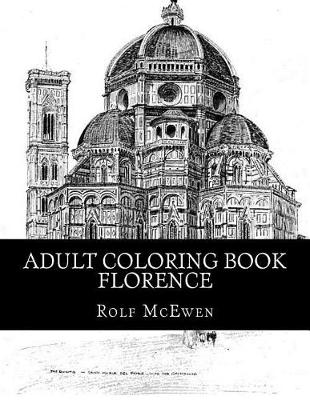 Book cover for Adult Coloring Book - Florence