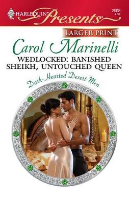 Book cover for Wedlocked: Banished Sheikh, Untouched Queen