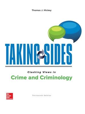 Book cover for Taking Sides: Clashing Views in Crime and Criminology