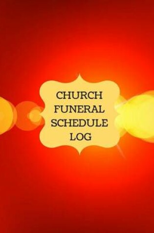 Cover of Church Funeral Log