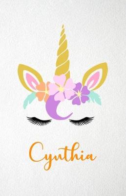 Book cover for Cynthia A5 Lined Notebook 110 Pages