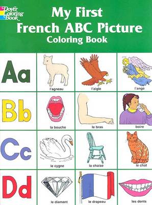 Book cover for My First French ABC Picture Colouring Book