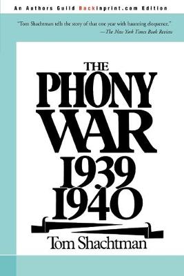 Book cover for The Phony War 1939-1940
