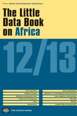 Cover of The Little Data Book on Africa 2012/2013