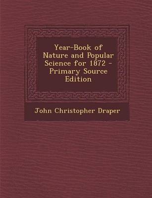 Book cover for Year-Book of Nature and Popular Science for 1872