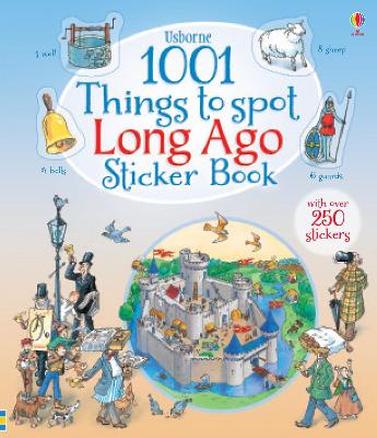 Book cover for 1001 Things to Spot Long Ago Sticker Book