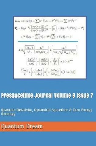 Cover of Prespacetime Journal Volume 9 Issue 7