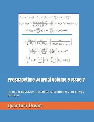 Cover of Prespacetime Journal Volume 9 Issue 7