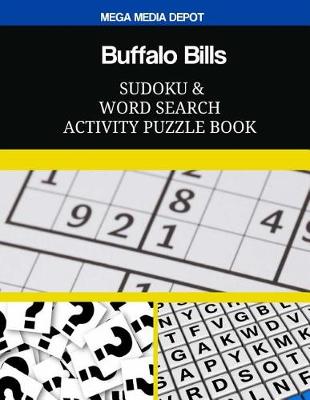 Book cover for Buffalo Bills Sudoku and Word Search Activity Puzzle Book