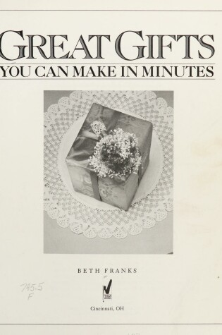 Cover of Great Gifts You Can Make in Minutes