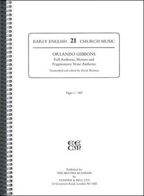 Book cover for Early English Church Music