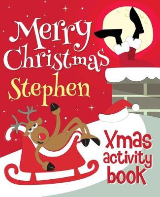 Book cover for Merry Christmas Stephen - Xmas Activity Book