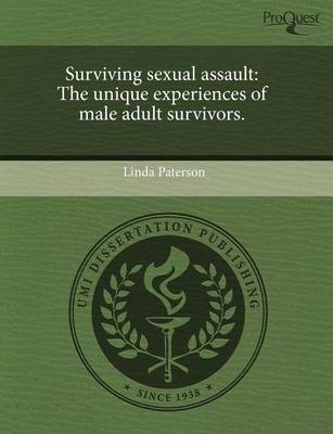 Book cover for Surviving Sexual Assault: The Unique Experiences of Male Adult Survivors