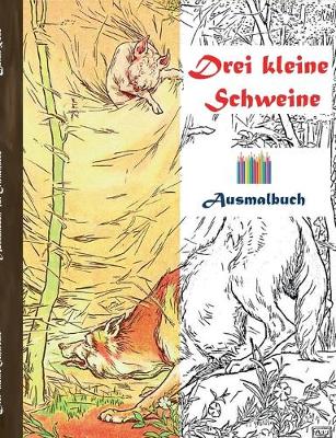 Book cover for Drei kleine Schweine (Ausmalbuch)