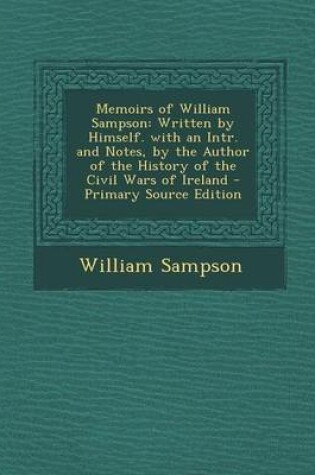 Cover of Memoirs of William Sampson