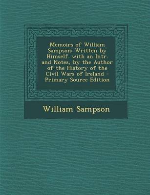 Book cover for Memoirs of William Sampson