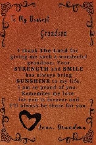 Cover of To My Dearest Grandson Love, Grandma