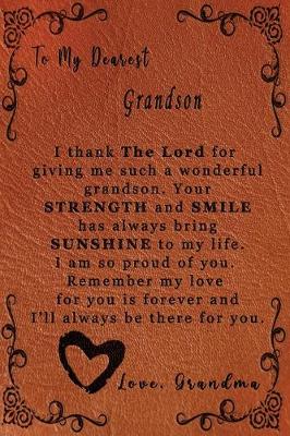 Book cover for To My Dearest Grandson Love, Grandma