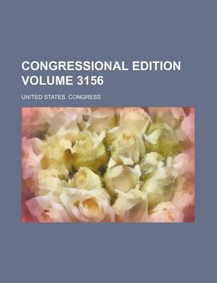 Book cover for Congressional Edition Volume 3156