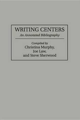 Cover of Writing Centers