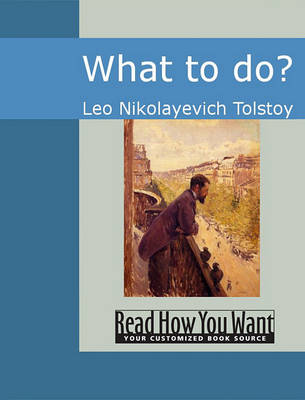 Book cover for What to Do?