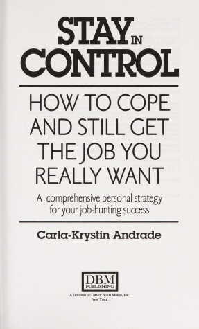 Book cover for Stay in Control